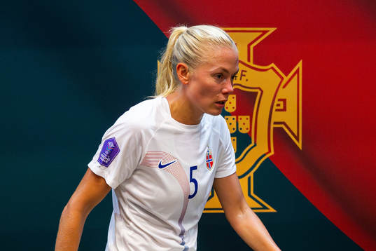 Guro Bergsvand of Norway at half-time