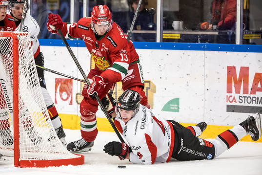 Moras Fabian Ilestedt och Nybros Niklas Nilsson