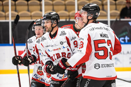 Nybros spelare jubel