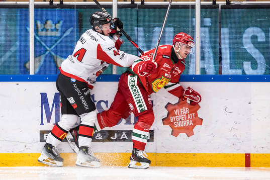 Nybros Aleksi Ainali och Moras Henrik Eriksson
