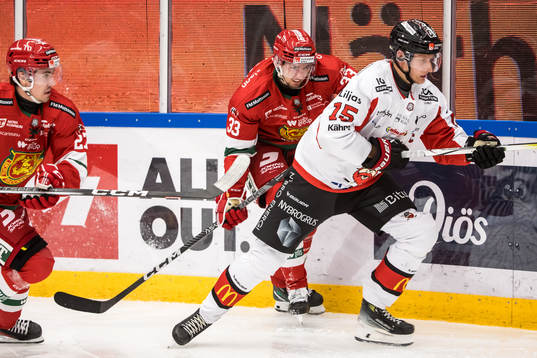 Moras William Pethrus  och Nybros Adam Persson