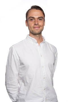 Sportdatakoordinator Simon Andersson