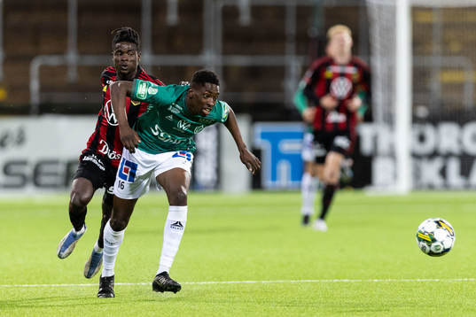 Östersunds Yannick Armel Assiedou Adjoumani och Brages