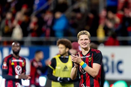 Östersunds Myroslav Mazur jublar