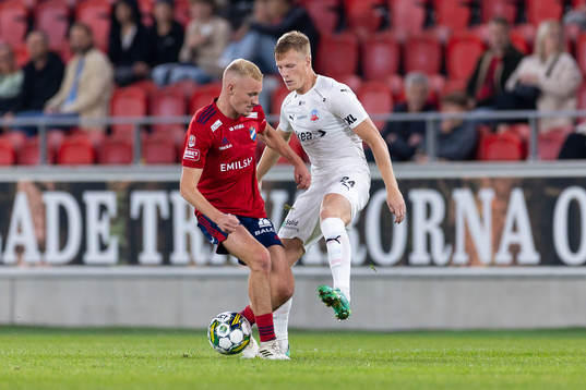 Östers Adam Bergmark Wiberg och Helsingborgs Emil Hellman