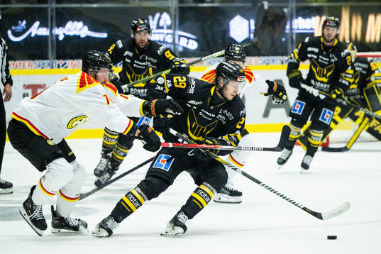 Brynäs Miks Indrasis och Västerås Eric Engstrand