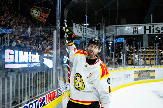 Brynäs Anton Rödin jublar