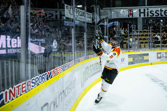 Brynäs Anton Rödin jublar