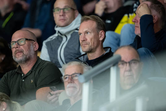 Nicklas Lidström på läktaren