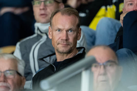 Nicklas Lidström på läktaren
