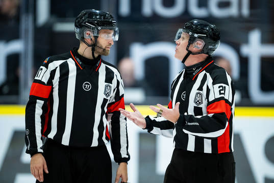 Domare Niklas Johansson och Anders Sandahl