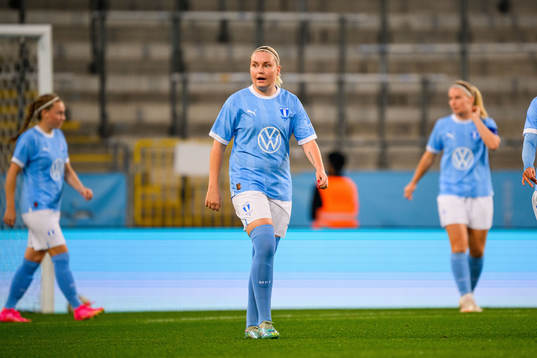 Malmö FFs Rebecka Holm deppar