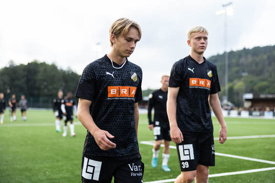 BK Häckens Pontus Dahbo och Isak Brusberg