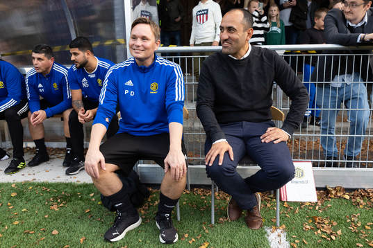 Jonsereds IFs assisterande tränare Patrik Dahbo och