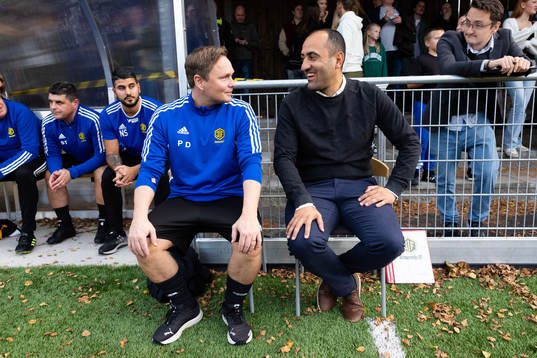 Jonsereds IFs assisterande tränare Patrik Dahbo och