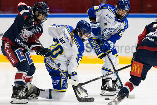 Linköpings Ingrid Morset och Leksands Tatum Amy