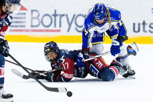 Linköpings Nara Elia och Leksands Shay Maloney