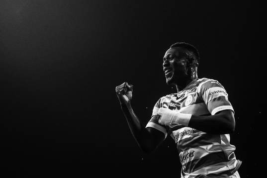 Västerås SKs Ibrahim Yalatif Diabaté jublar
