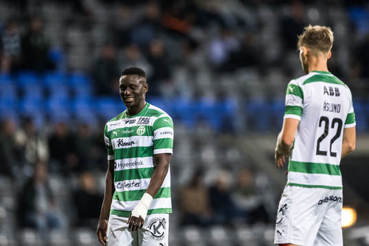 Västerås SKs Ibrahim Yalatif Diabaté deppar