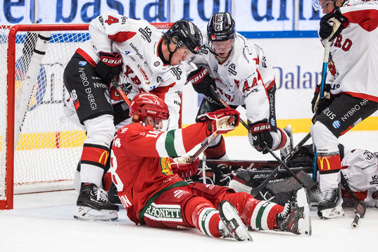 Nybros Niklas Nilsson och Moras Henrik Eriksson och Nybros