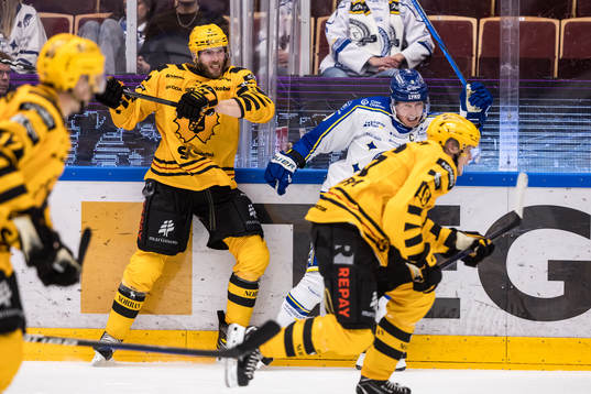 Skellefteås Petter Granberg och Leksands Patrik Zackrisson