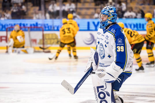 Leksands målvakt Filip Larsson