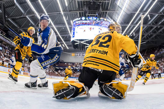 Leksands Carter Ashton och Skellefteås målvakt Linus