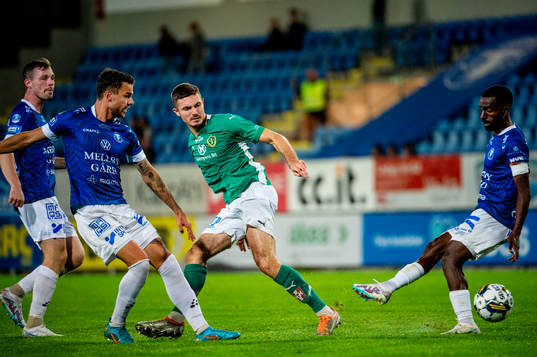 Trelleborgs Herman Hallberg och Mohammed Khalid Saeid mot