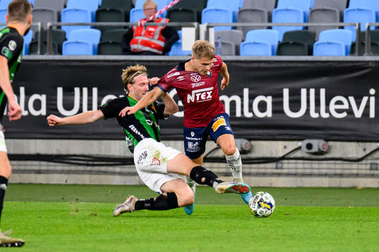 GAIS August Wängberg och Örgrytes Hampus Dahlqvist