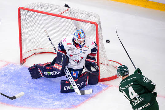 Linköpings Jesper Myrenberg och Färjestads Victor Ejdsell