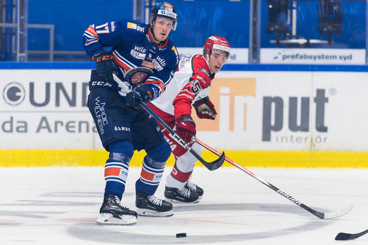 Växjös Gabriel Carlsson och Frölundas David Edstrom