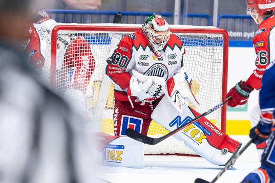 Frölundas målvakt Frederik Dichow