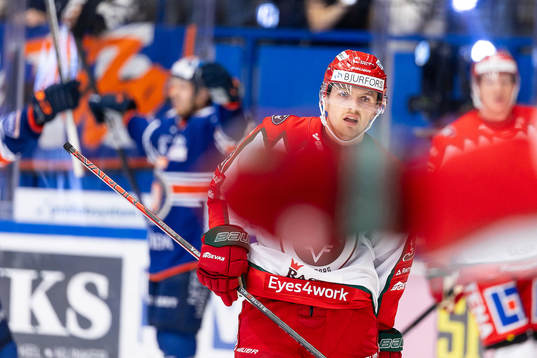 Frölundas Linus Högberg deppar