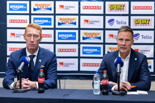 Växjös tränare Jörgen Jönsson och Frölundas tränare