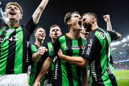 GAIS Axel Henriksson jublar