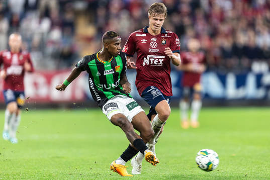 GAIS Chovanie Shakur Amatkarijo och Örgrytes Kevin Holmén