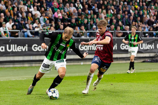 GAIS  Gustav Lundgren och Örgrytes Kevin Holmén