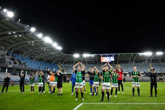 GAIS spelare jublar