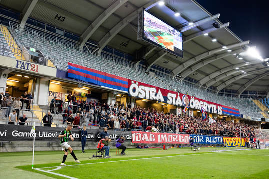 GAIS Jonas Lindberg slår en hörna