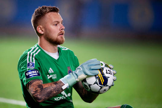 Gefles målvakt Robin Wallinder