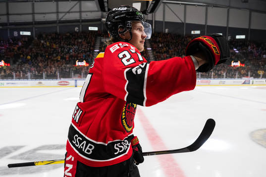 Luleås Oskari Laaksonen jublar