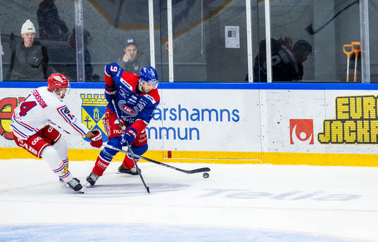 Timrås Emil Pettersson och Oskarshamns Ahti Oksanen