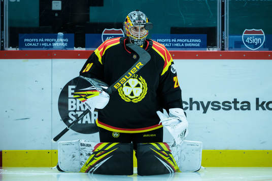 Brynäs målvakt Damian Clara