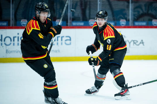 Brynäs Jacob Blomqvist och Karlis Cukste