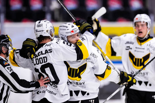 Västerås Shane Gersich jublar