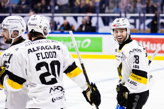 Västerås Shane Gersich jublar