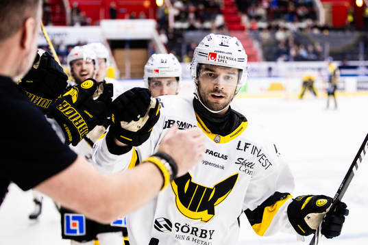 Västerås Shane Gersich jublar