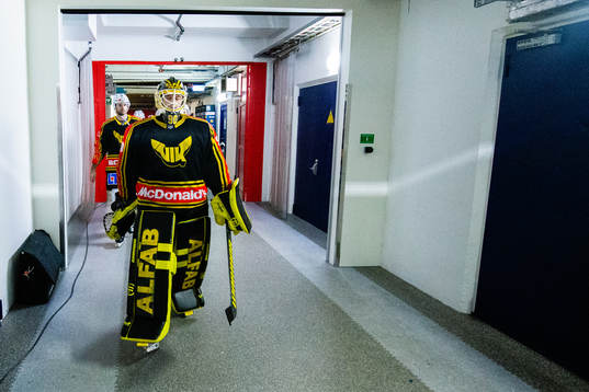 Västerås målvakt Ian Blomquist