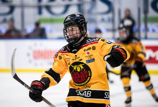 Luleås Noora Tulus jublar