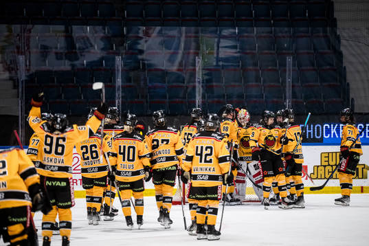 Luleås spelare jublar